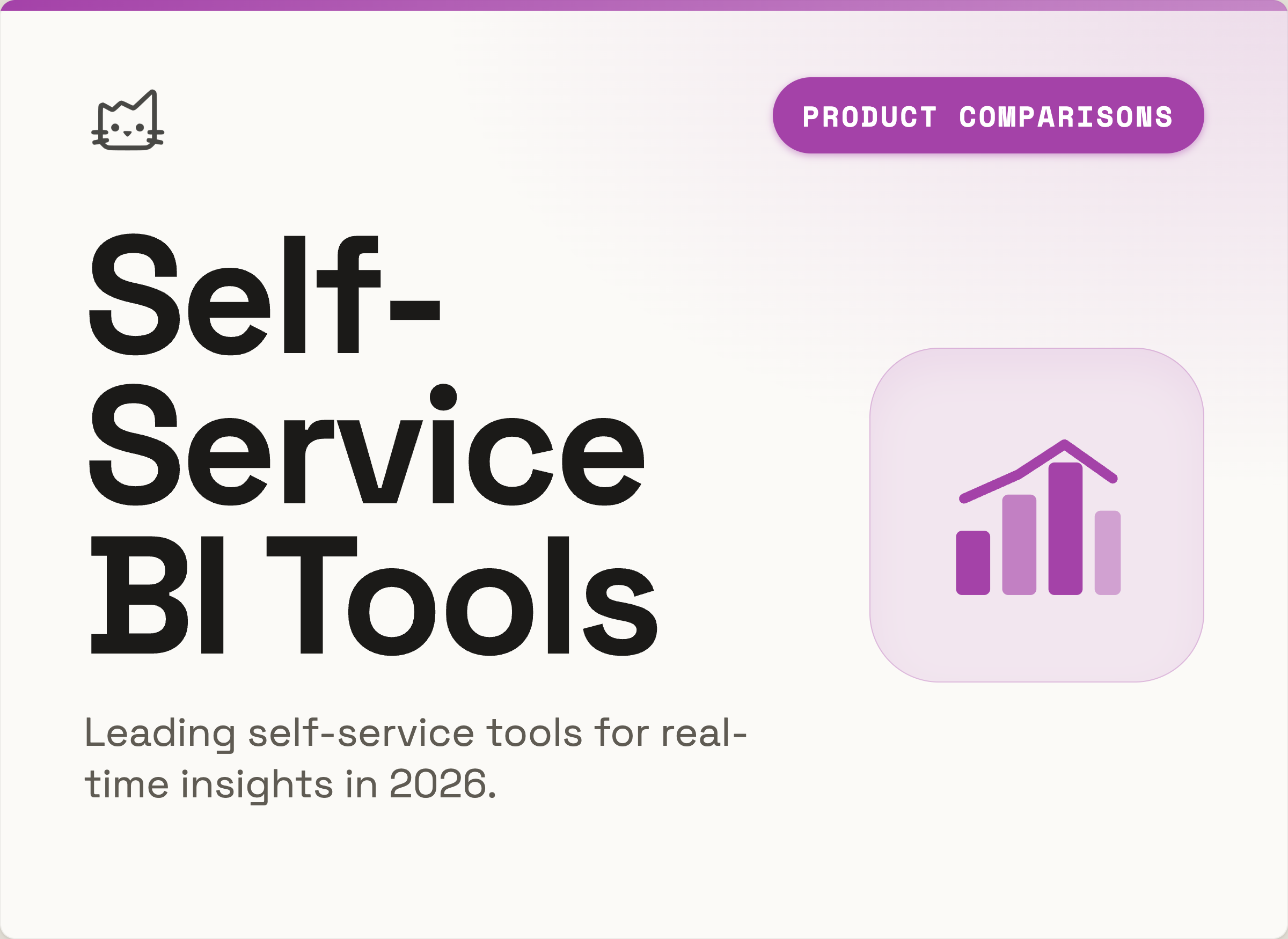 Best Self-Service analytics tools for 2026
