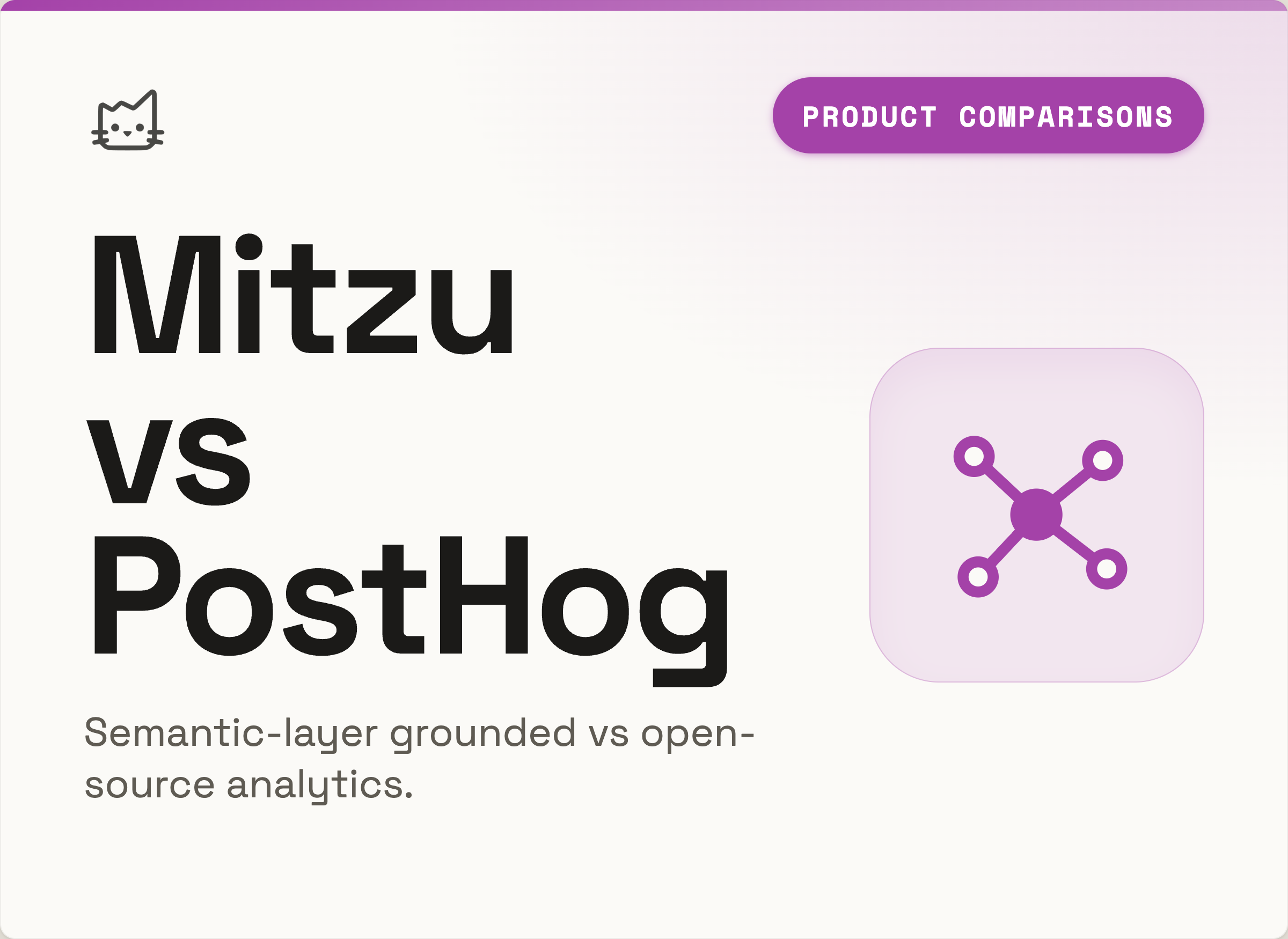 Mitzu vs PostHog: trusted agentic product analytics comparison