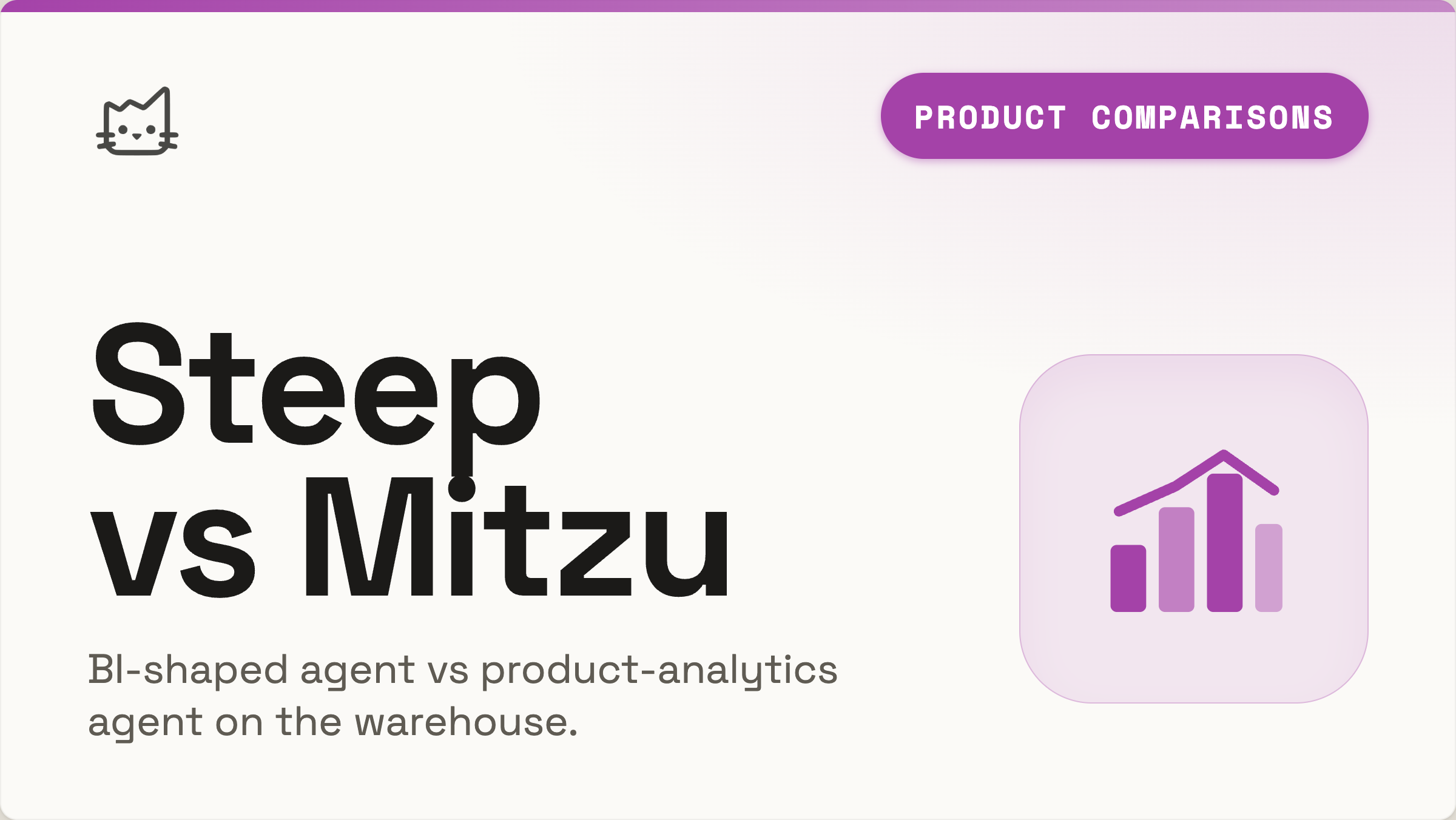 Steep vs Mitzu: Agentic Metrics on the Semantic Layer vs Agentic Product Analytics on the Warehouse