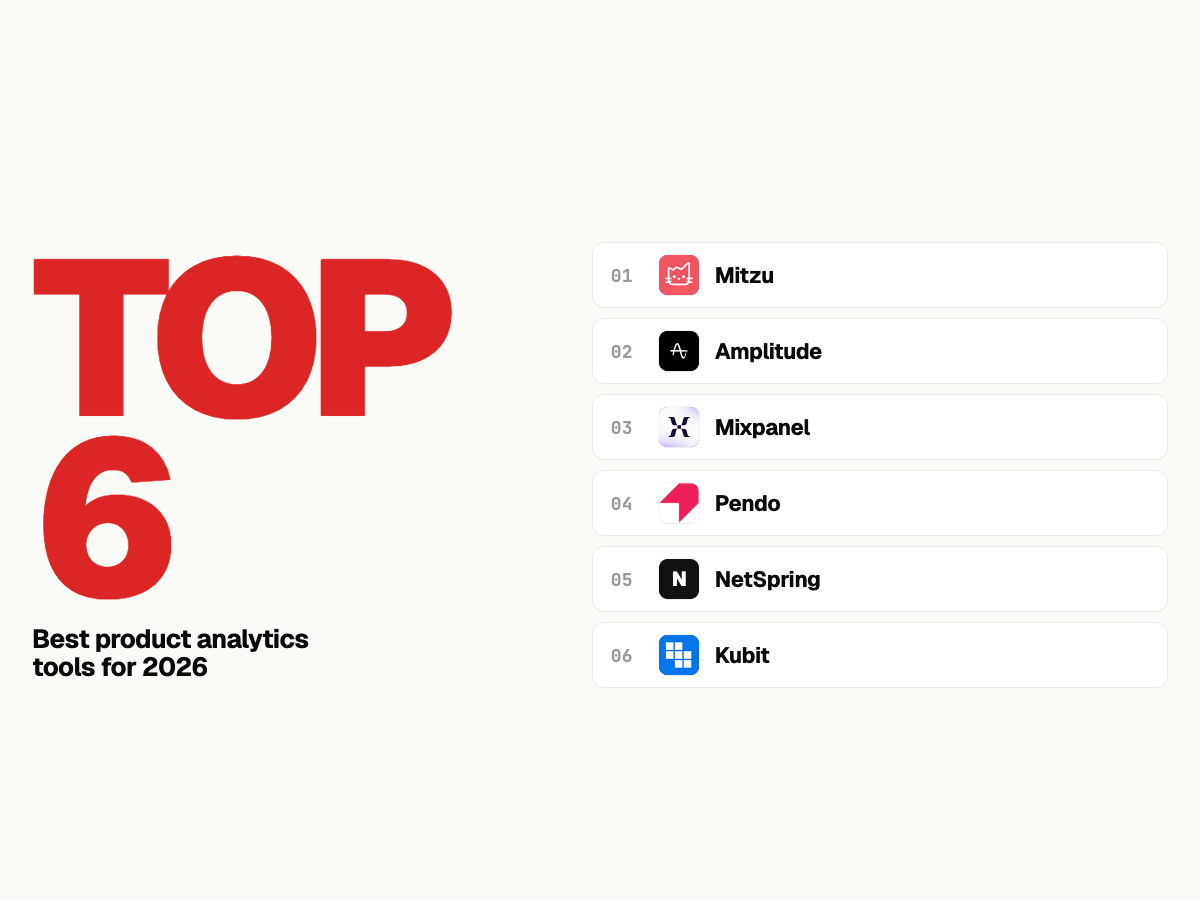 Top 5 Product Analytics Tools 2026: A Buyer's Comparison