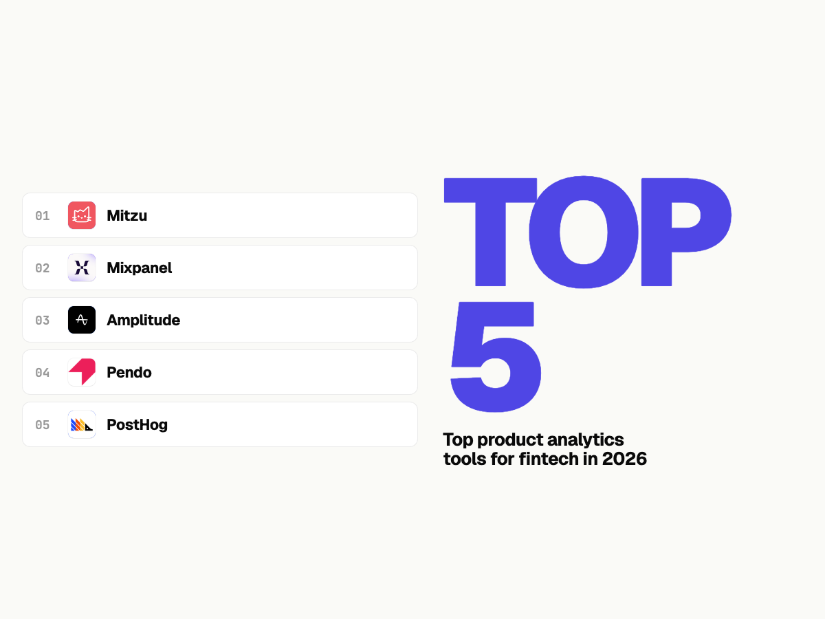Top 5 Product Analytics Tools for Fintech Companies in 2026